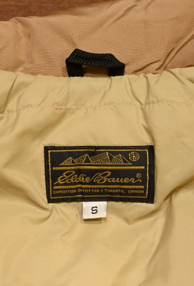 画像3: 80s Eddie Bauer エディバウアー 60/40 ロングダウンコート(BEIGE/S) 美中古 ビンテージ ダウンジャケット