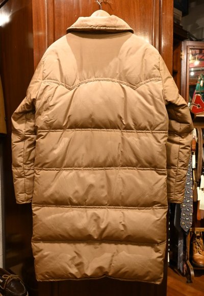 画像2: 80s Eddie Bauer エディバウアー 60/40 ロングダウンコート(BEIGE/S) 美中古 ビンテージ ダウンジャケット