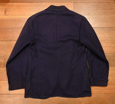 画像3: 30s Smorking Jacket スモーキングジャケット (NAVY) ビンテージ 中古