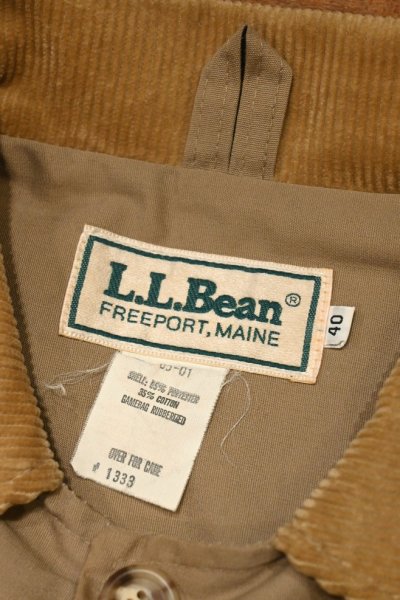 画像2: 70s LL BEAN ハンティングジャケット ポリ+コットン(BEIGE/40) エルエルビーン LLビーン ビンテージ 中古