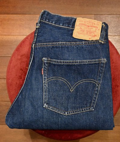 画像1: 60s LEVI'S リーバイス 501 "BIG-E" TYPE-S 前期 Vステッチ(表記W33 L30 実寸W32 L27) Sタイプ ビッグE ビンテージ