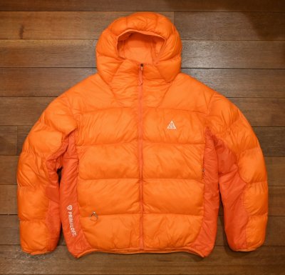 画像1: NIKE ACG Therma-fit ADV Lunar Lake Puffer Jacket ナイキ プリマロフトジャケット(Orange/M)美中古