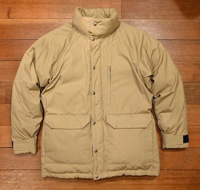 画像1: 80s THE NORTH FACE ノースフェイス ダウンジャケット 茶タグ アメリカ製【BEIGE/M】ビンテージ 中古 