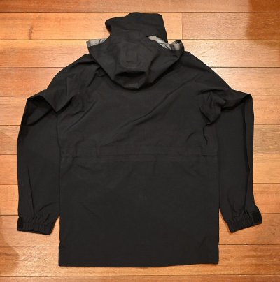 画像3: '18 U.S.NAVY GORE-TEX ゴアテックスパーカー(BLACK/SMALL X-LONG) 美品 中古 黒無地 ビンテージ