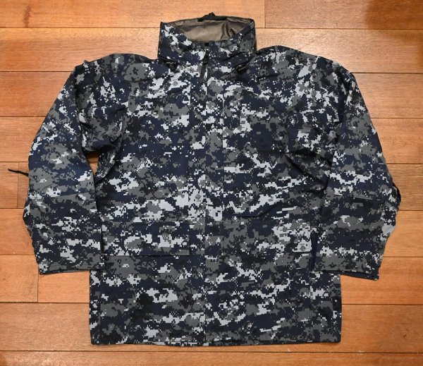 画像1: U.S.NAVY ECWCS GEN2 NWU デジタルカモ GORE-TEX ゴアテックスパーカー(BLUE/S-SHORT) 美品 中古 ビンテージ (1)