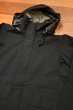 画像2: '18 U.S.NAVY GORE-TEX ゴアテックスパーカー(BLACK/SMALL X-LONG) 美品 中古 黒無地 ビンテージ (2)