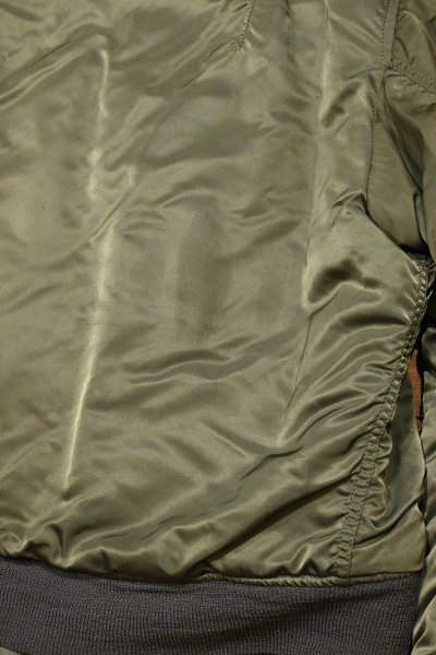 画像18: '87 US AIR FORCE MA-1 "8279F"フライトジャケット(LARGE) ビンテージ 中古 (18)