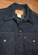 画像3: 70s Levi's 71205-0317 裏ブランケット付き デニムジャケット 4th (34L) ビンテージ ジージャン (3)