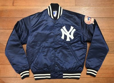 画像1: 90s STARTER NEWYORK YANKEES ヤンキース アワードジャケット アメリカ製(Navy/M)スタジャン