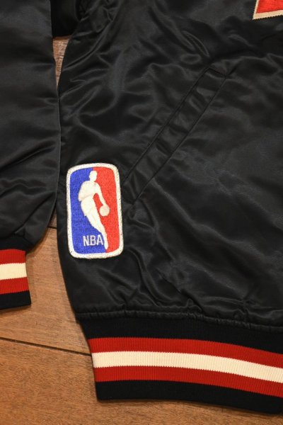 画像5: 90s STARTER 90s CHICAGO BULLS シカゴブルズ アワードジャケット アメリカ製(Black/L)スタジャン (5)