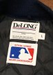 画像9: 90s DELONG NEWYORK YANKEES ヤンキース レザースリーブ バーシティジャケット アメリカ製(Navy×White/L)スタジャン (9)