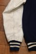 画像15: 90s DELONG NEWYORK YANKEES ヤンキース レザースリーブ バーシティジャケット アメリカ製(Navy×White/L)スタジャン (15)