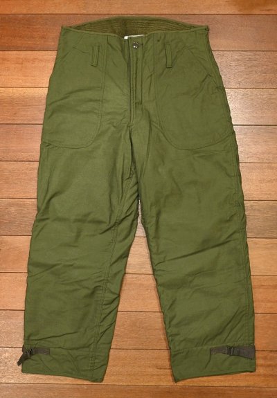 画像1: 極美品USED ’81 U.S NAVY A-2 DECK PANTS A2 デッキパンツ NEAR DEADSTOCK (Medium/31-34)ビンテージ