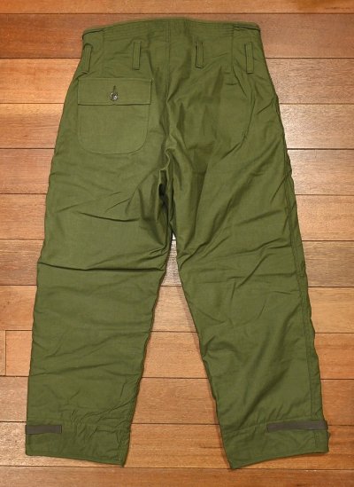 画像2: 極美品USED ’81 U.S NAVY A-2 DECK PANTS A2 デッキパンツ NEAR DEADSTOCK (Medium/31-34)ビンテージ