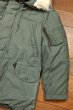 画像2: 美中古 '90y US AIR FORCE N-3B PARKA (SAGE GREEN/XS)ビンテージ 中古 (2)