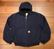 画像1: CARHARTT ACTIVE JACKET カーハート アクティブジャケット アメリカ製(NAVY/L)ビンテージ 中古 (1)