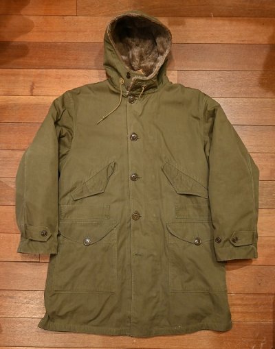 画像1: 40s US ARMY M-45 PARKA with LINER M-45パーカー ライナー付き(L)モッズコート  