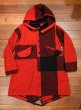 画像8: Engineered Garments×Woolrich Big Plaid Highland Parka ウールメルトンフィッシュテイルパーカー(RED/BLACK/XS)エンジニアドガーメンツ (8)