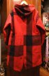 画像5: Engineered Garments×Woolrich Big Plaid Highland Parka ウールメルトンフィッシュテイルパーカー(RED/BLACK/XS)エンジニアドガーメンツ (5)