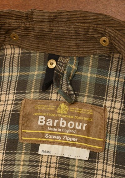 画像3: 70s BARBOUR SOLWAY ZIPPER 1crown(Brown/38)バブアー ソルウェイジッパー 1ワラント ビンテージ