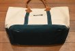 画像2: 80s L.L.Bean BOAT&TOTE レザーハンドルトートバッグ(Natural×Green/LARGE)ビンテージ (2)