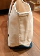 画像5: 80s L.L.Bean BOAT&TOTE レザーハンドルトートバッグ(Natural×Green/LARGE)ビンテージ (5)