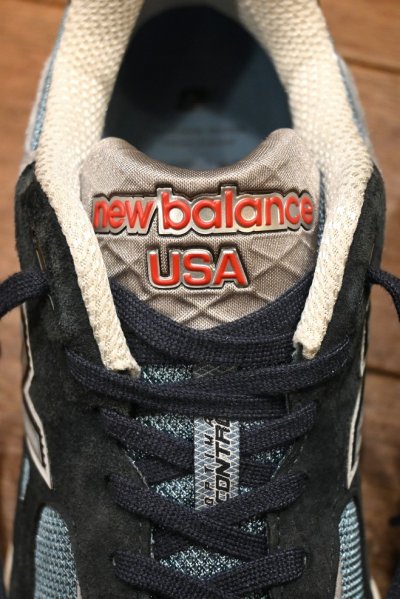 画像3: NEW BALANCE ニューバランス 990 v3 TE3 アメリカ製(NAVY/8-D)箱 スペアシューレースつき