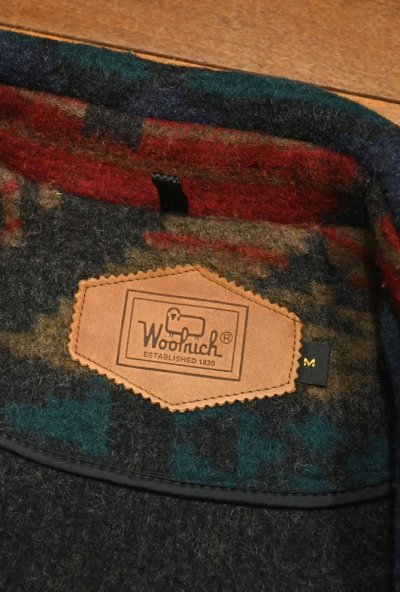 画像2: 80s WOOLRICH ウールリッチ ネイティブ柄 ウールコート アメリカ製(M)ビンテージ