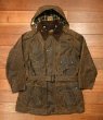 画像2: 1991'y BARBOUR SOLWAY ZIPPER ライナー/フードつき フルセット 3crown(Brown/42)バブアー ソルウェイジッパービンテージ (2)