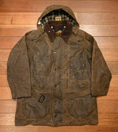 画像1: 1991'y BARBOUR SOLWAY ZIPPER ライナー/フードつき フルセット 3crown(Brown/42)バブアー ソルウェイジッパービンテージ