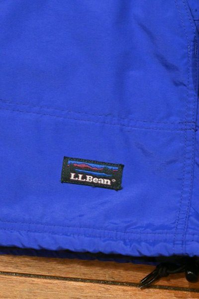 画像4: 90s LL BEAN Thinsulate Anorak 中綿入りアノラック アメリカ製 (BLUE/M-Regular) エルエルビーン LLビーン ビンテージ 中古 (4)