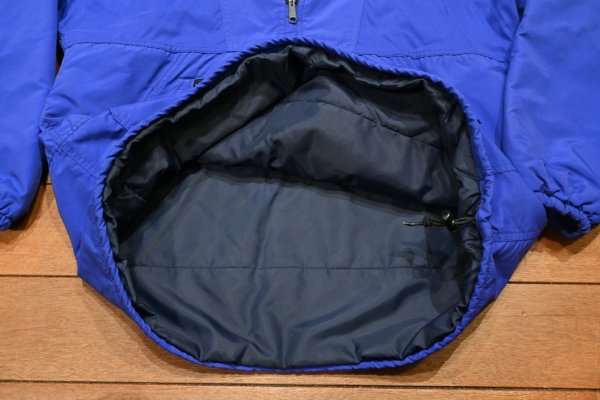 画像9: 90s LL BEAN Thinsulate Anorak 中綿入りアノラック アメリカ製 (BLUE/M-Regular) エルエルビーン LLビーン ビンテージ 中古 (9)