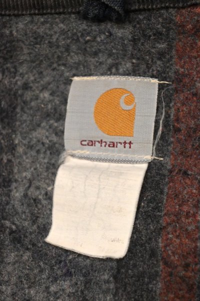 画像3: 90s CARHARTT DETROIT JACKET カーハート デトロイトジャケット(BLUE/54?)アメリカ製 ビンテージ 中古 ビッグサイズ