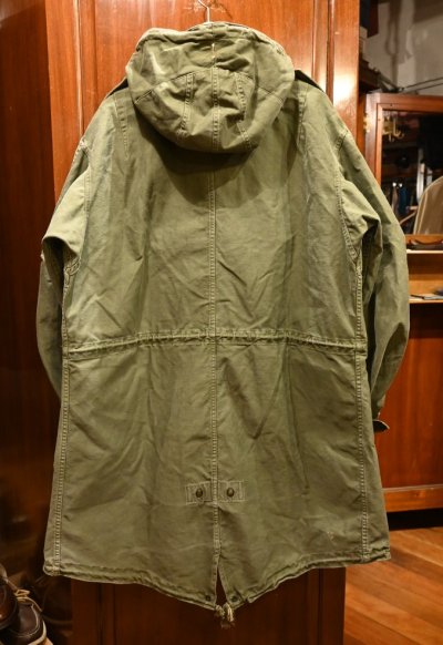 画像3: 50s US ARMY M-51 PARKA モッズコート 初期型 コットン厚生地(S)ビンテージ M51パーカー