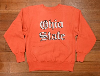 画像1: 90s CHAMPION REVERSEWEAVE "OHIO STATE"チャンピオン リバースウィーブ アメリカ製(Red/L)ビンテージ