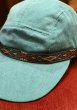 画像4: (クリックポスト185円も可)80-90s L.L BEAN LONGBILL CAP チロリアンテープ エルエルビーン ロングビルキャップ(Green)アメリカ製 ビンテージ (4)