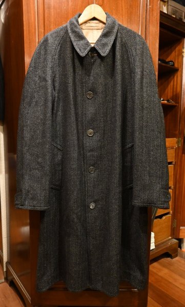 画像1: INVERTERE Reversible Coat インバーティア リバーシブル バルマカーンコート イングランド製(46LONG)中古 ビンテージ (1)