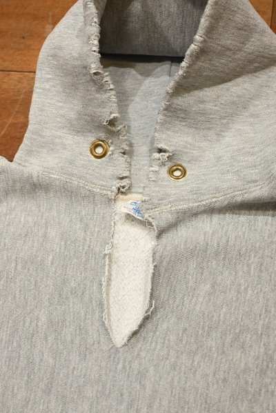 画像2: 70s CHAMPION REVERSEWEAVE HOODIE チャンピオン リバースウィーブパーカー 目無し アメリカ製(Gray/M)ビンテージ 青単タグ