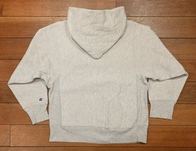 画像3: 80s CHAMPION REVERSEWEAVE HOODIE チャンピオン リバースウィーブパーカー 後付けハーフジップ アメリカ製(Gray/M)