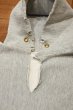 画像4: 70s CHAMPION REVERSEWEAVE HOODIE チャンピオン リバースウィーブパーカー 目無し アメリカ製(Gray/M)ビンテージ 青単タグ (4)