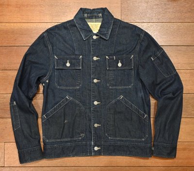 画像1: RRL RALPHLAUREN Denim Jacket ダブルアールエル 13スターボタン デニムジャケット(M)中古 