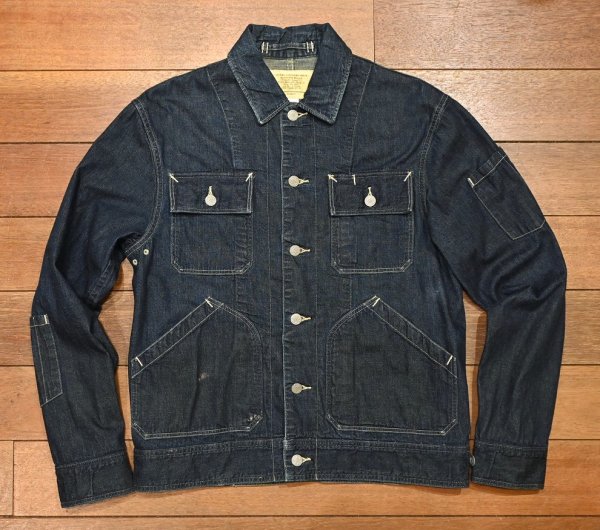 画像1: RRL RALPHLAUREN Denim Jacket ダブルアールエル 13スターボタン デニムジャケット(M)中古  (1)