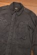 画像2: RRL RALPHLAUREN  ダブルアールエル コットンポプリン ミリタリーフィールドジャケット(FADED BLACK/S)中古  (2)