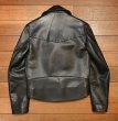 画像12: Lewis Leathers カウハイド ダブルライダースジャケット (BLACK/36)ルイスレザーズ 美中古 (12)