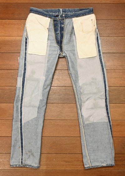 画像3: 60s LEVI'S リーバイス 501 "BIG-E" 初期 Vステッチ リペア (実寸W32 L31) ビッグE ビンテージ