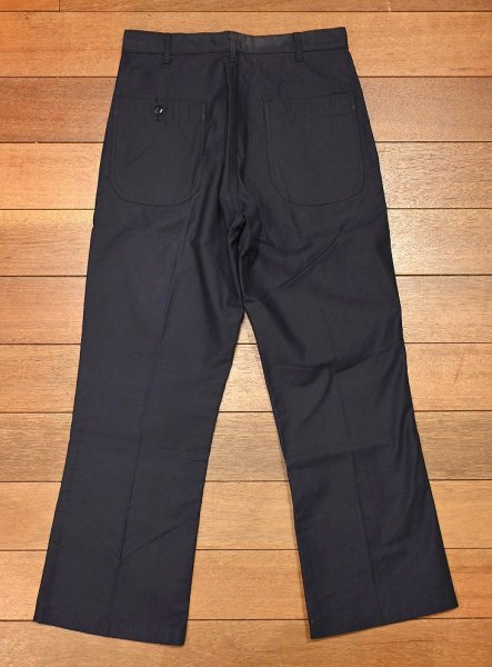 画像8: 80s US NAVY UTILITY PANTS ユーティリティパンツ (NAVY/31R)DARK BLUE ビンテージ ベイカーパンツ (8)