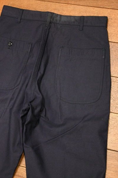 画像9: 80s US NAVY UTILITY PANTS ユーティリティパンツ (NAVY/31R)DARK BLUE ビンテージ ベイカーパンツ (9)