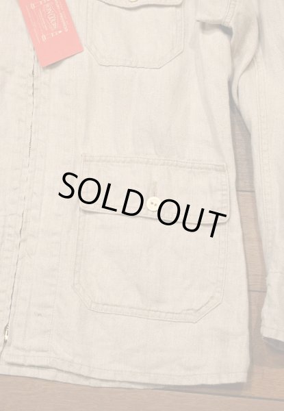 画像3: タグつき未着用品 BONCOURA リネン サマーフライトジャケット(Baige/36)ボンクラ (3)