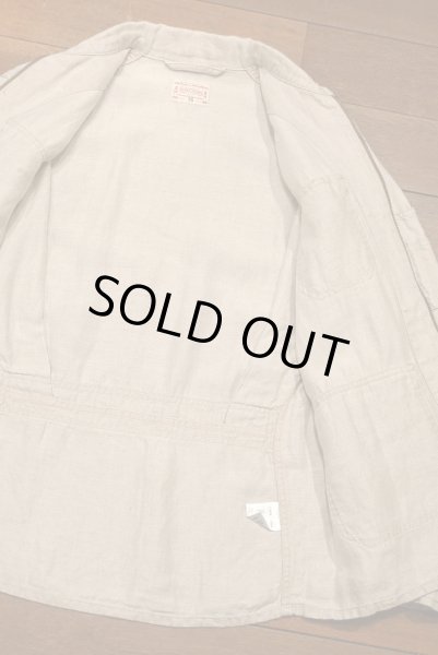 画像7: タグつき未着用品 BONCOURA リネン サマーフライトジャケット(Baige/36)ボンクラ (7)