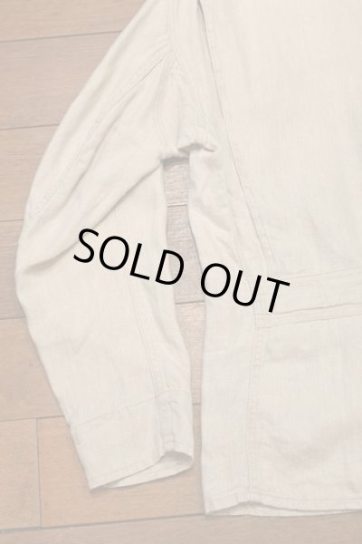 画像12: タグつき未着用品 BONCOURA リネン サマーフライトジャケット(Baige/36)ボンクラ (12)